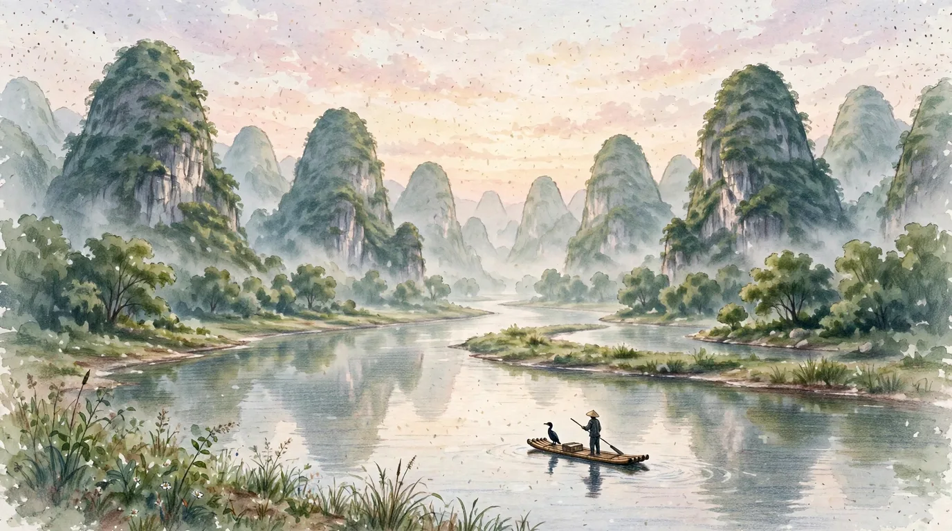 Illustrated travel guide for China
