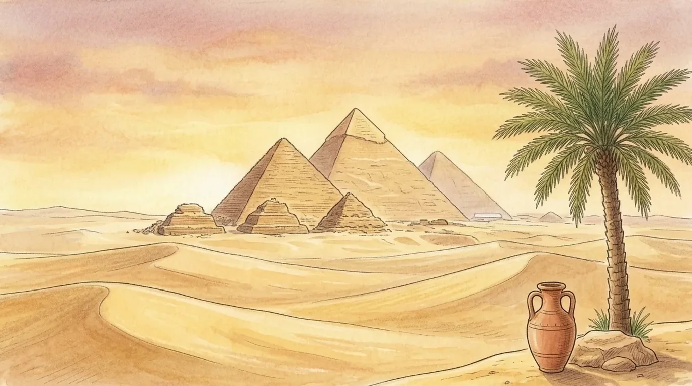 Illustrated travel guide for Egypt