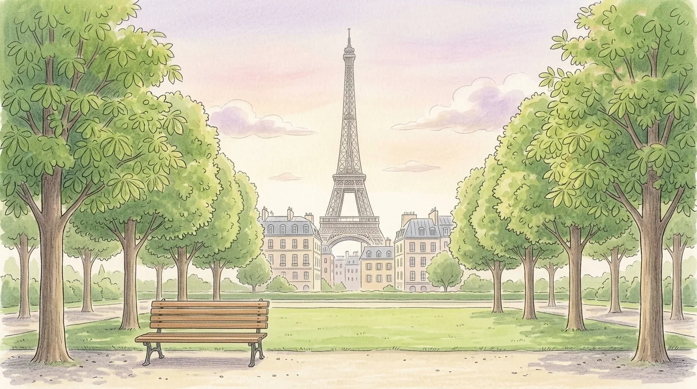 Illustrated travel guide for France