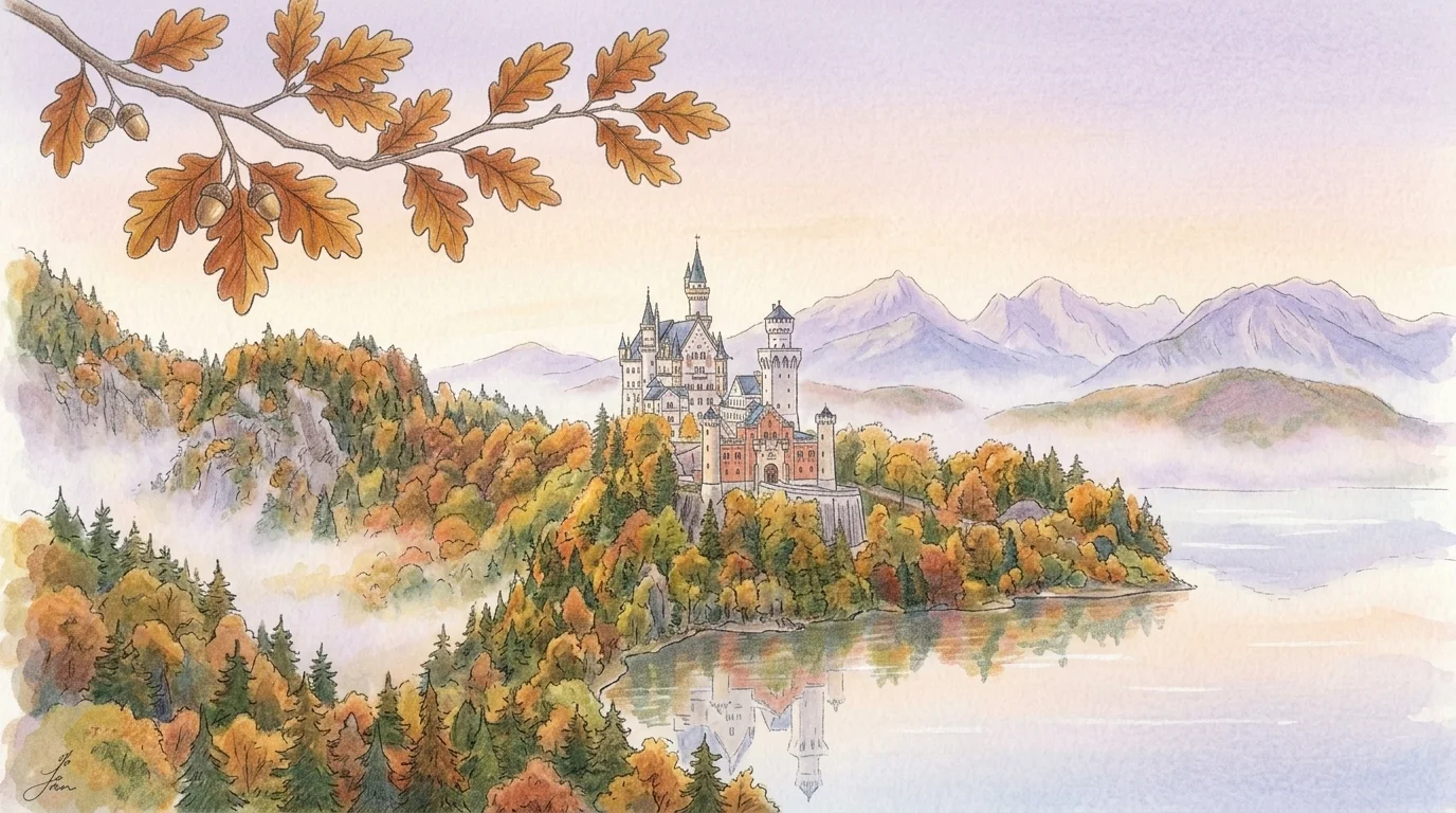 Illustrated travel guide for Germany
