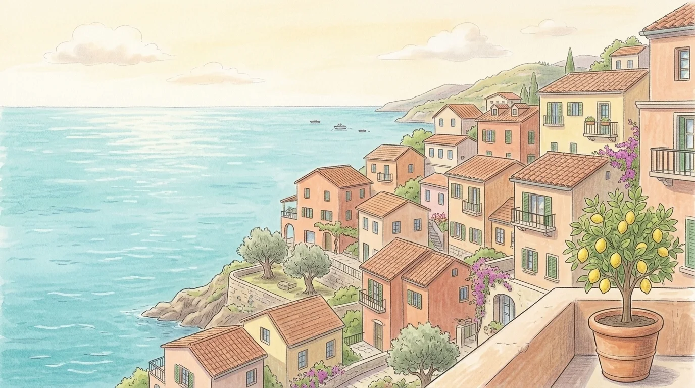 Illustrated travel guide for Italy