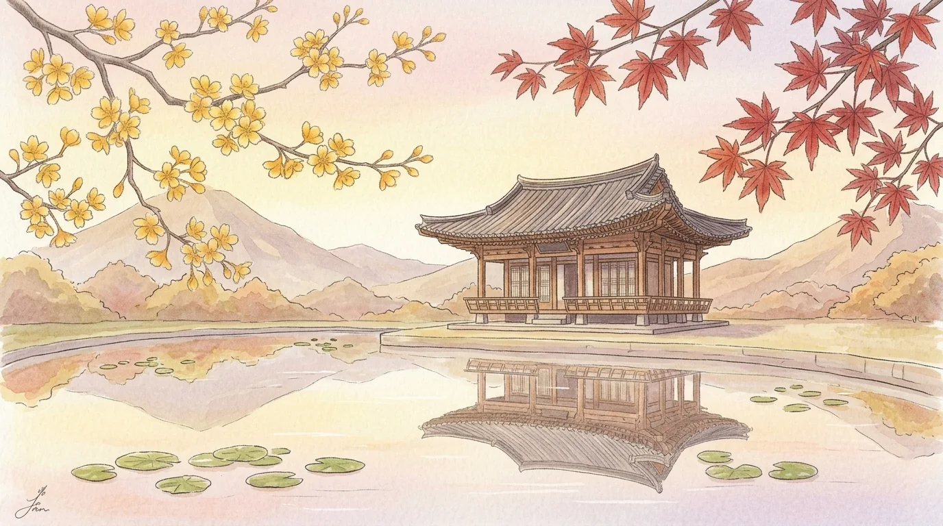 Illustrated travel guide for Korea