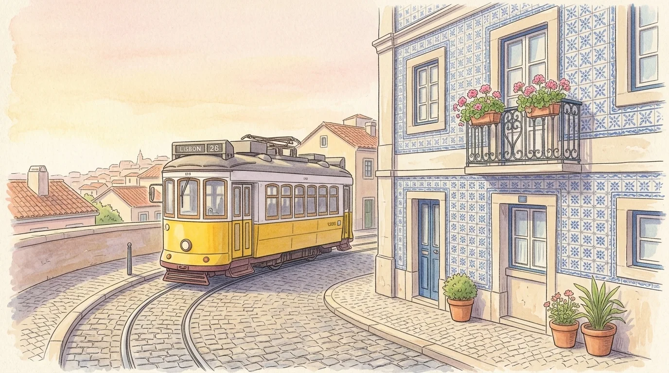 Illustrated travel guide for Portugal