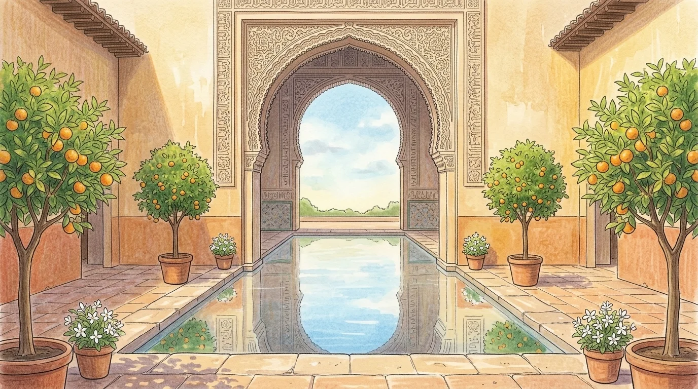 Illustrated travel guide for Spain