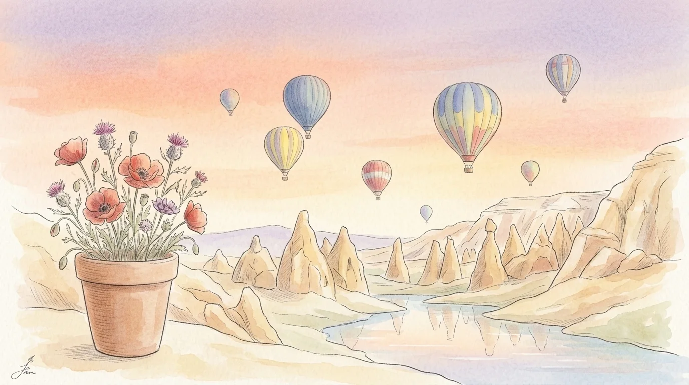 Illustrated travel guide for Türkiye (Turkey)